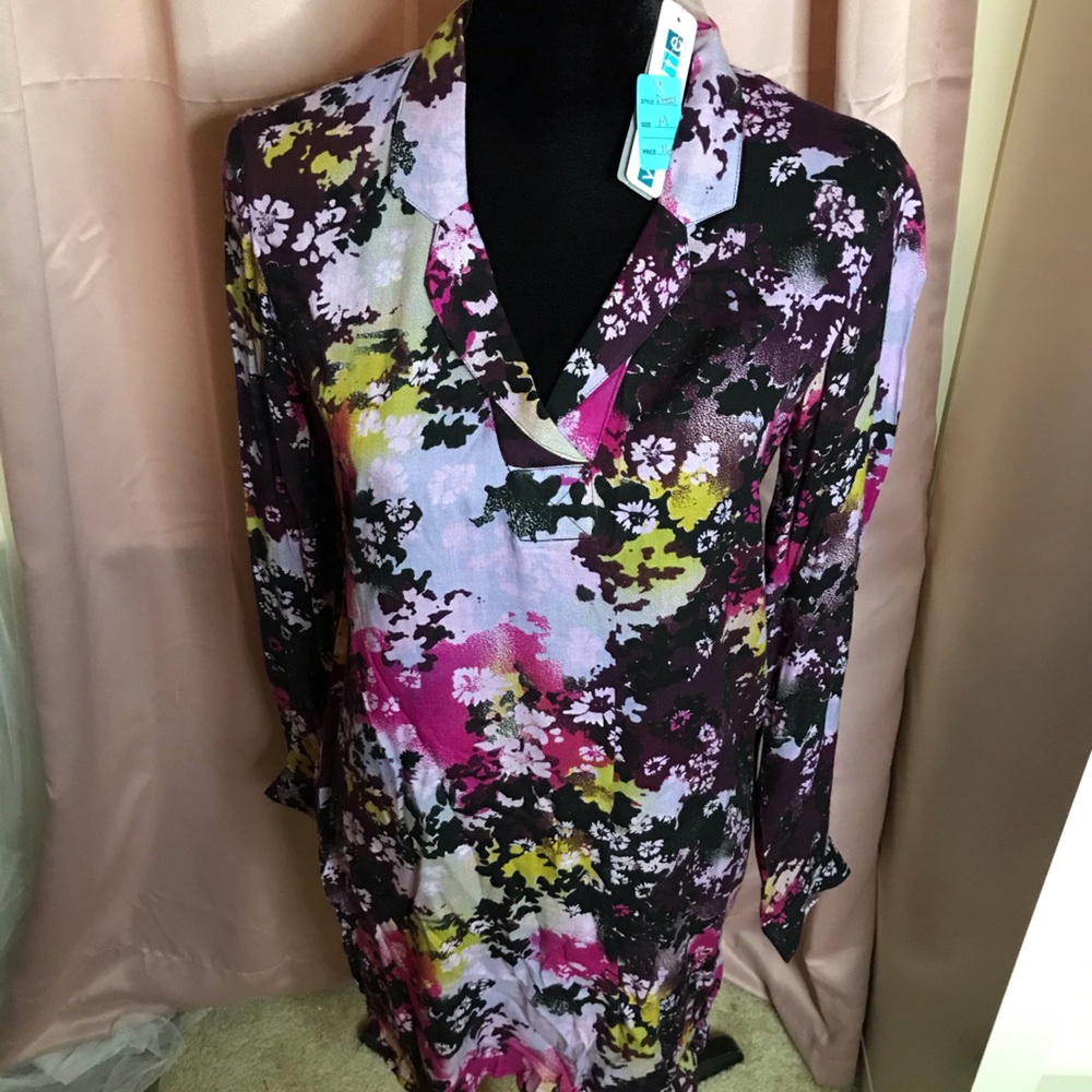 Flower printed dress